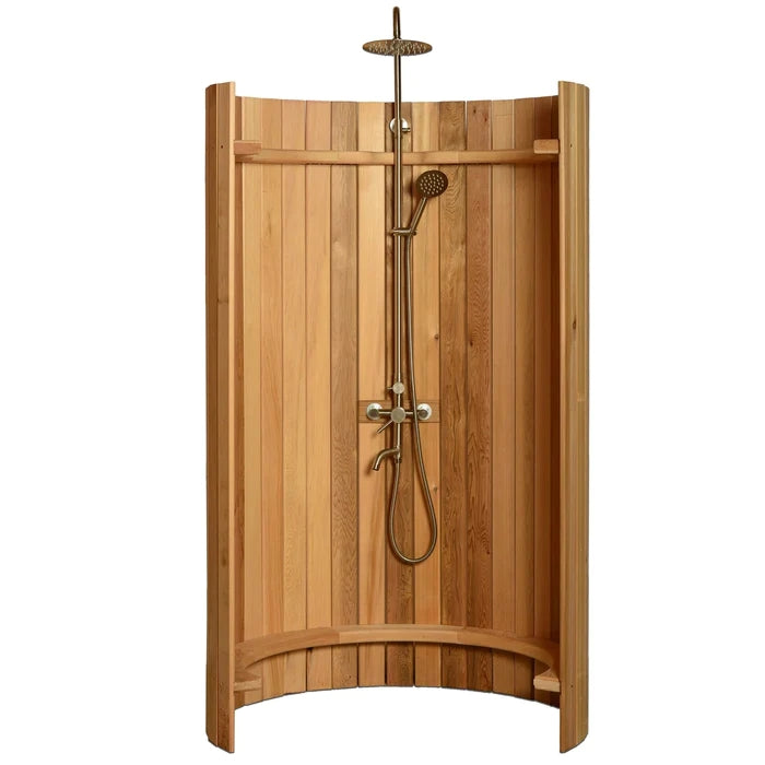 SAUNA EVOLUTION® Curved Rinse Outdoor Shower