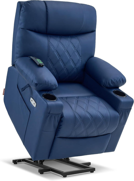 Small Size Electric Power Lift Recliner Chair Sofa with Massage and Heat