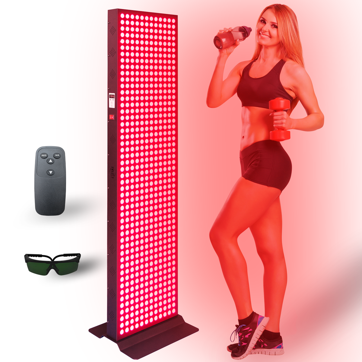 EXESAS 3000W Red Light Therapy Panel – 600 LED