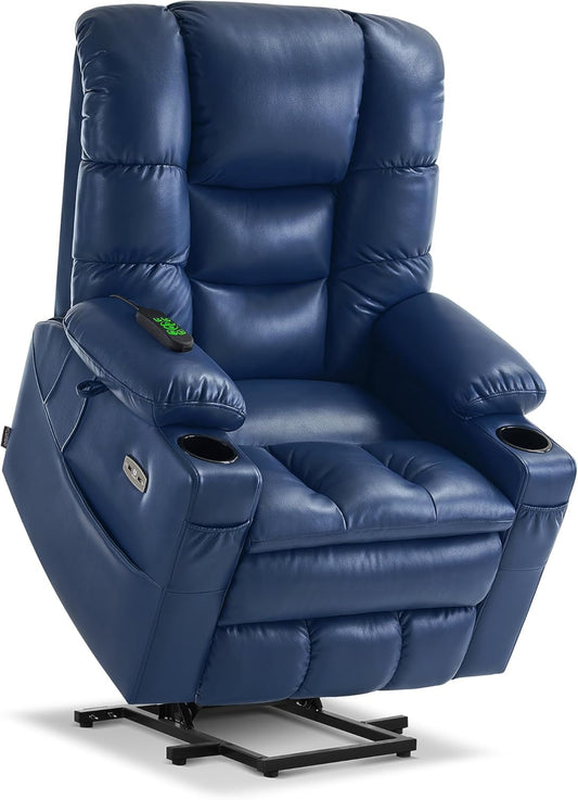 Dual Motor Power Lift Recliner Chair with Massage and Dual Heating