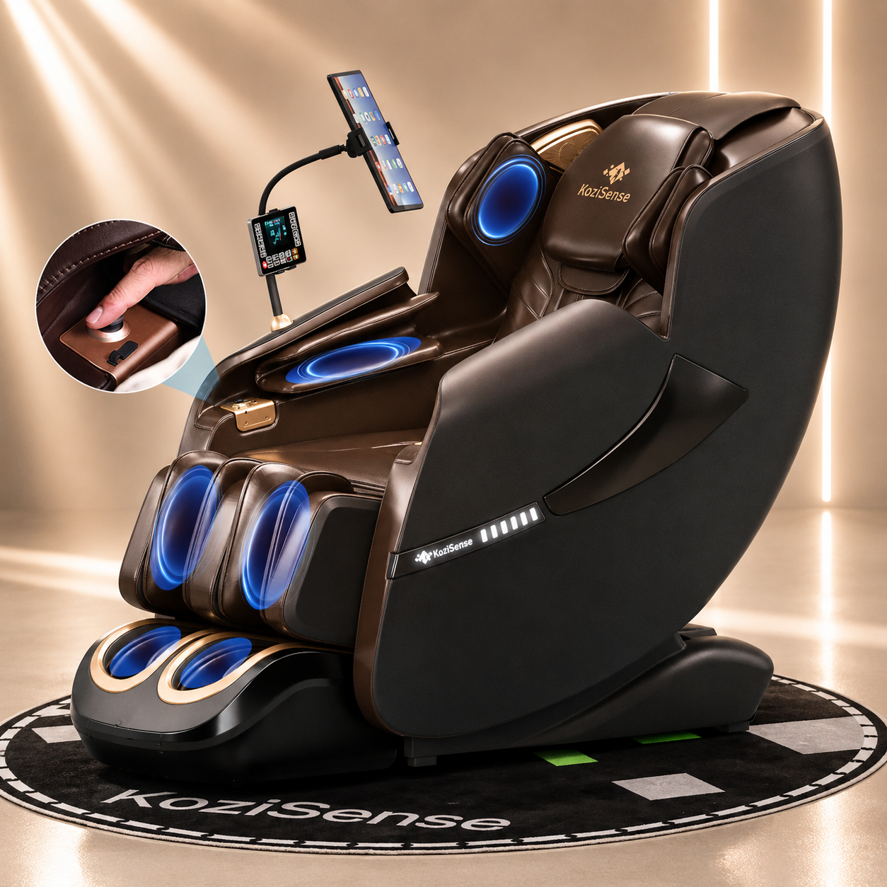 KoziSense A18 Massage Chair (All Black)