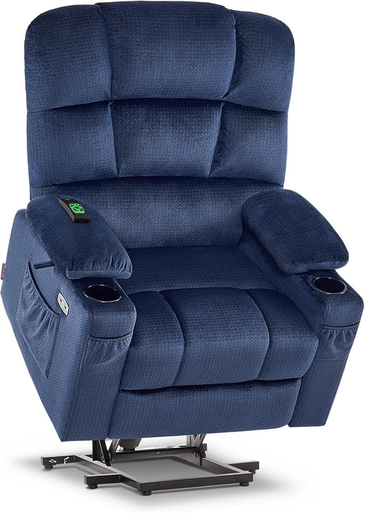 Dual Motor Power Lift Recliner Chair with Massage and Heat