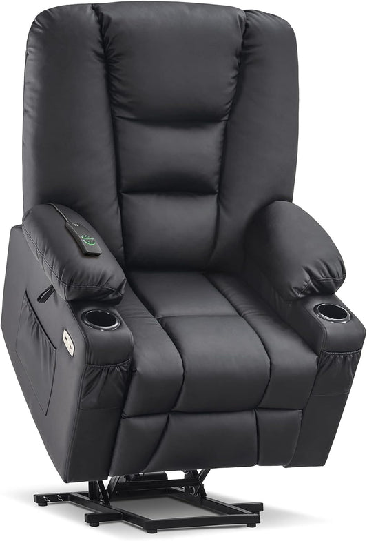 Large Power Lift Recliner Chair Sofa with Massage and Heat for Big and
