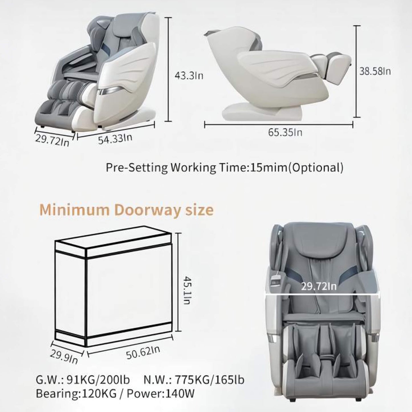 Bosscare GR8602 Massage Chair