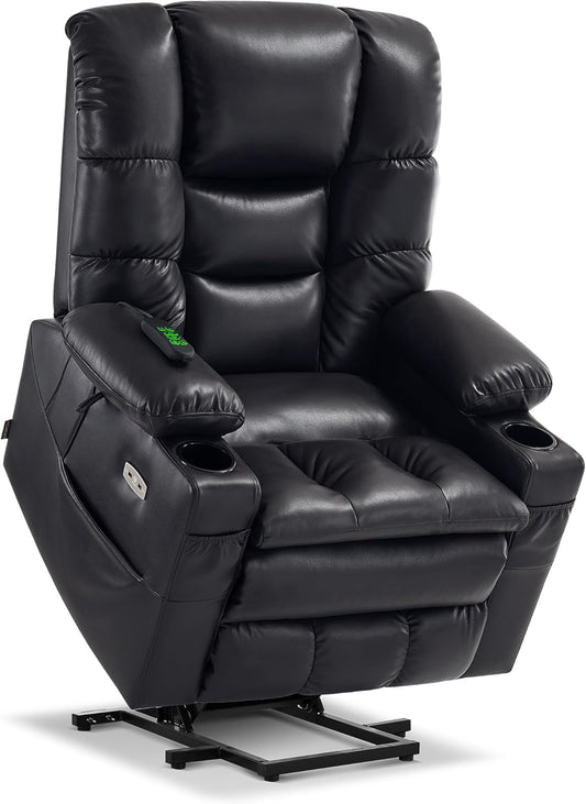 Dual Motor Power Lift Recliner Chair with Massage and Dual Heating,