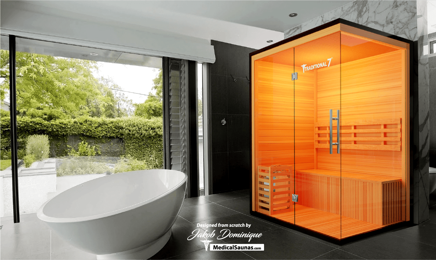 3 Person Home Steam Sauna | Traditional 7™