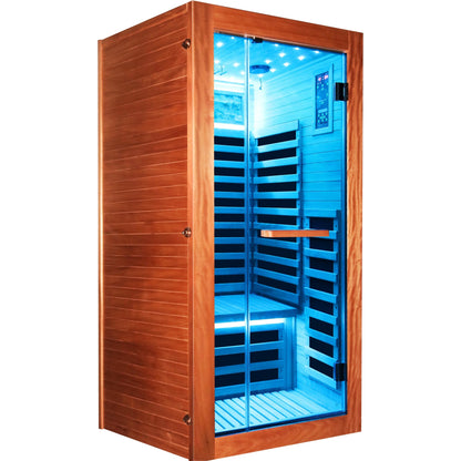 Infrared Sauna Room for 1 (American White Oak)