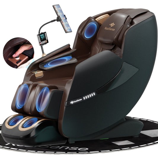 KoziSense A18 Massage Chair (Black/Brown)