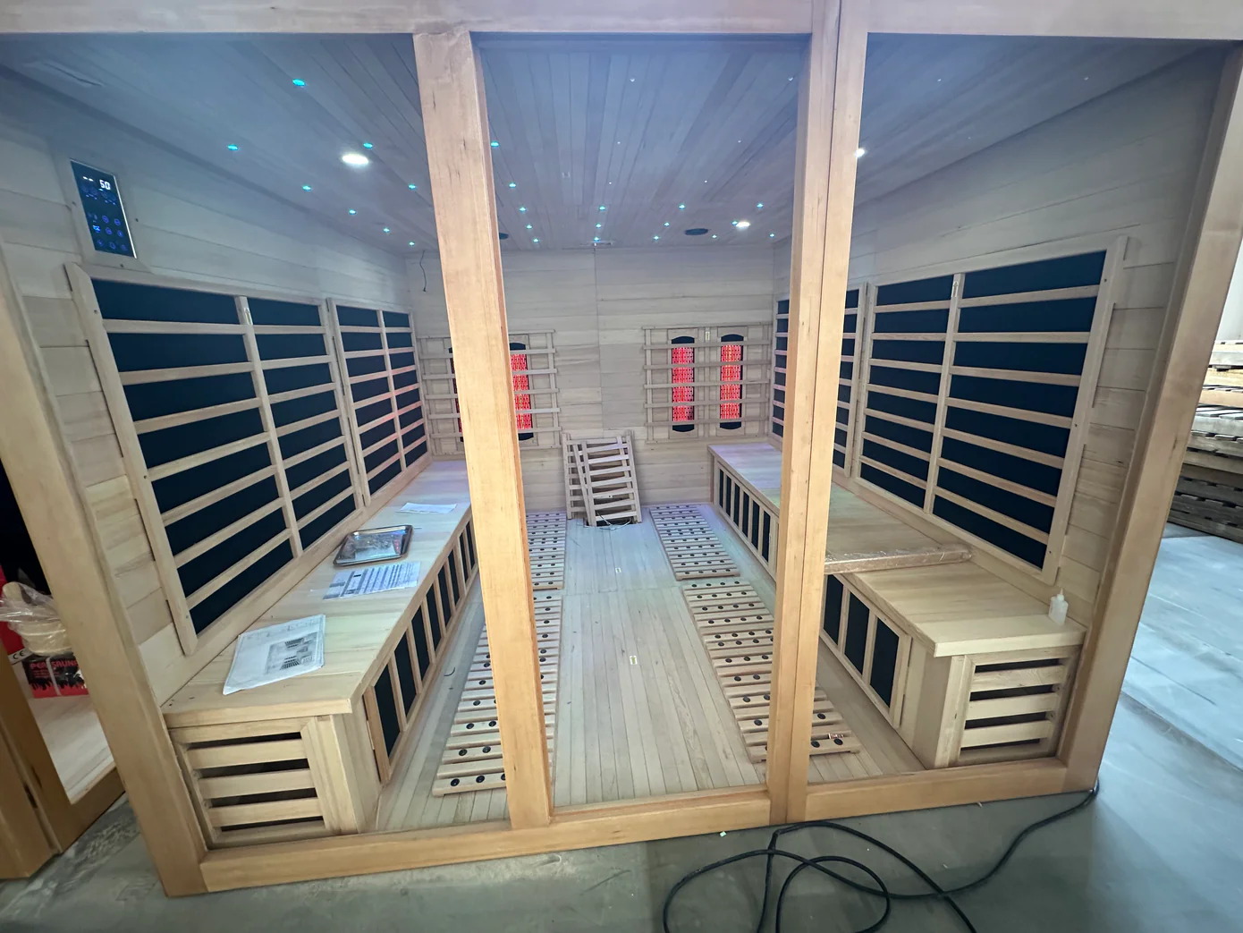 SAUNA EVOLUTION®  Big Size Canadian Solid Wood Infrared and Steam Hybrid Dual system 06