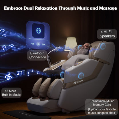 KoziSense KZ-313 Massage Chair (White)