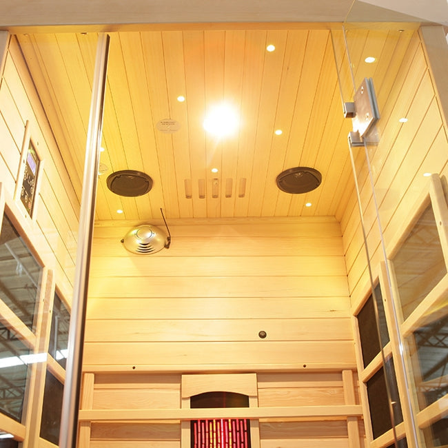 SAUNA EVOLUTION®  Full Spectrum Indoor Solid Wood Sauna Far Infrared 11