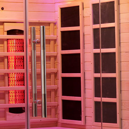 SAUNA EVOLUTION®  Full Spectrum Indoor Solid Wood Sauna Far Infrared 11