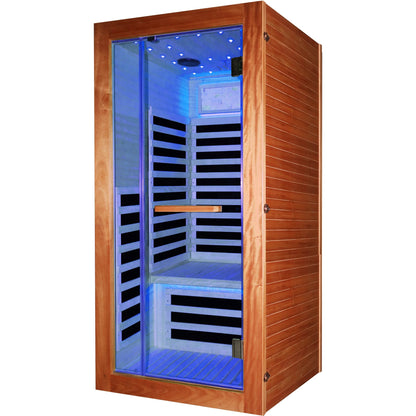 Infrared Sauna Room for 1 (American White Oak)