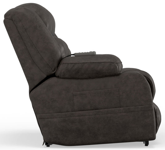 Tucker Power Lift Recliner, Heat & Massage – Steel