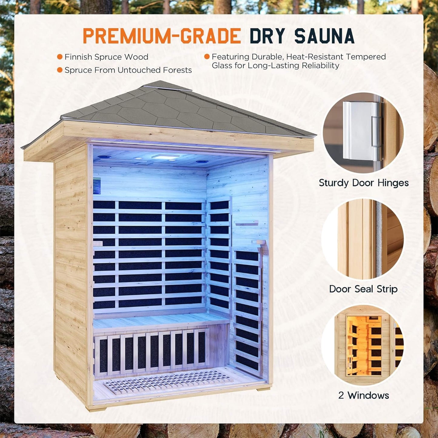 Zurich Outdoor Infrared Sauna
