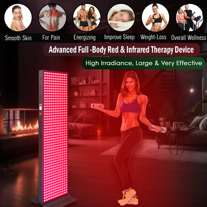 EXESAS 3000W Red Light Therapy Panel – 600 LED