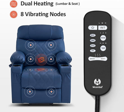 Small Size Electric Power Lift Recliner Chair Sofa with Massage and Heat