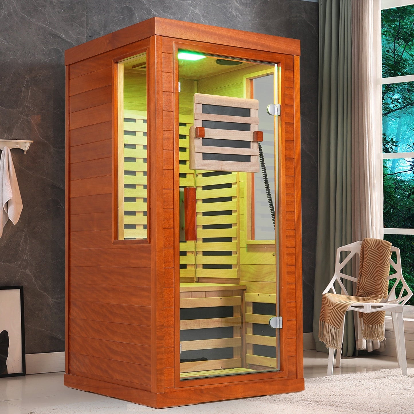 Full Spectrum Infrared Sauna for 1