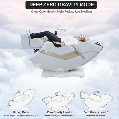 KoziSense KZ-313 Massage Chair (White)