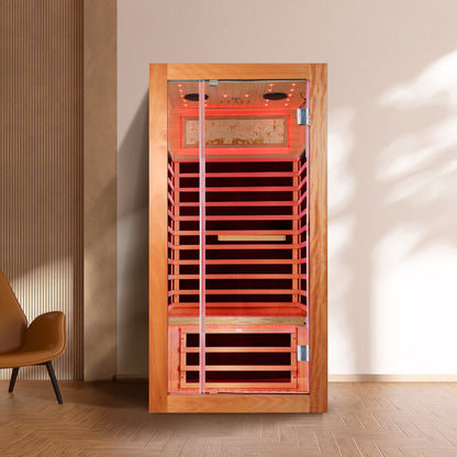 Infrared Sauna Room for 1 (American White Oak)
