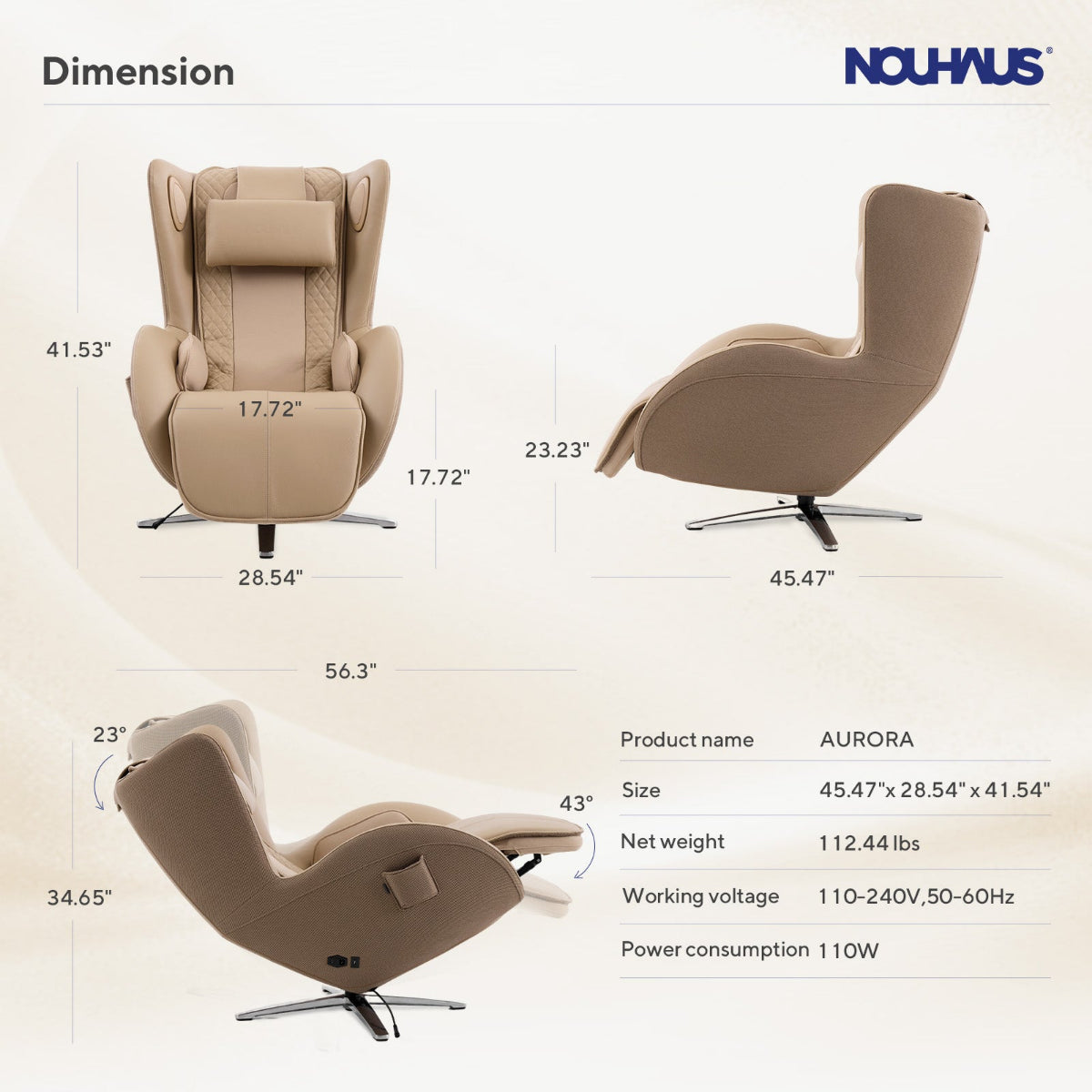 Nouhaus Aurora Massage Chair