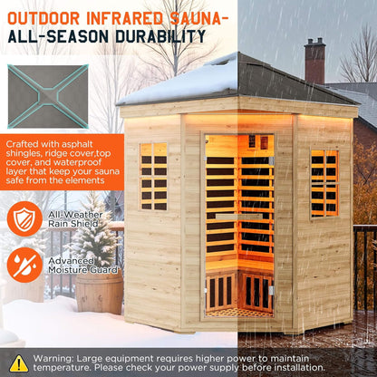 Monaco Outdoor Infrared Sauna