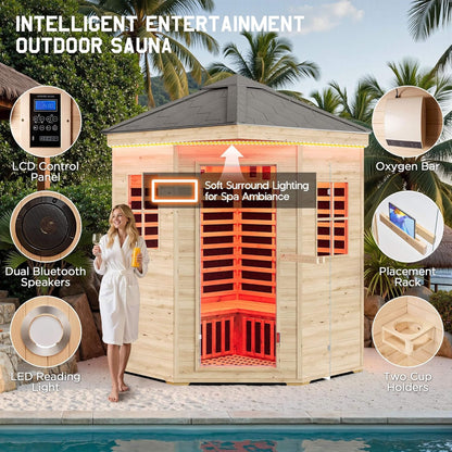 Monaco Outdoor Infrared Sauna