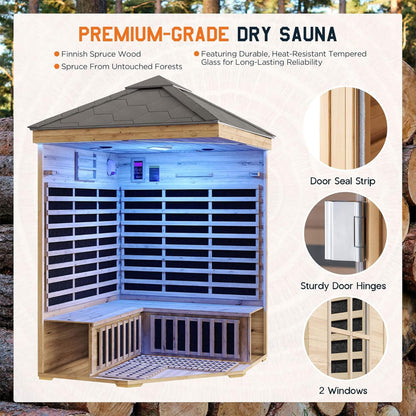 Monaco Outdoor Infrared Sauna
