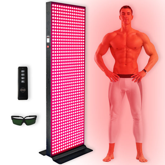 EXESAS 4000W Full Body Red Light Therapy Panel – 800 LEDs | 4 Wavelengths