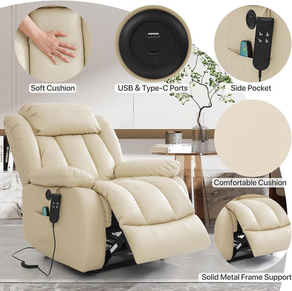 Dual Motor Large Power Lift Recliner Chair