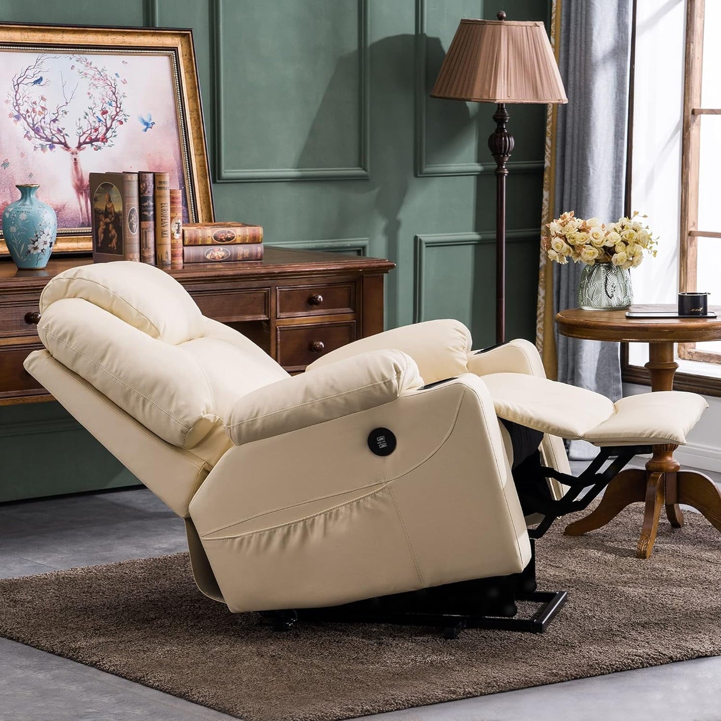 Electric Power Lift Recliner Chair Sofa with Massage and Heat