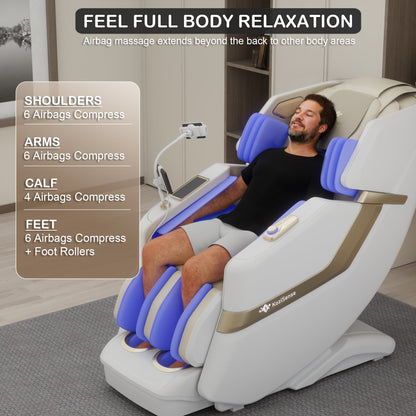 KoziSense KZ-313 Massage Chair (White)