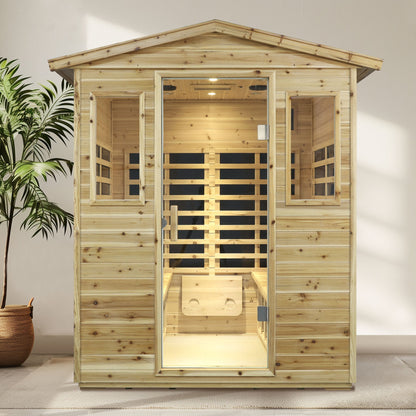 Outdoor Infrared Sauna Room for 4