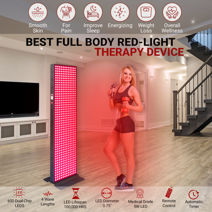 EXESAS 3000W Red Light Therapy Panel – 600 LED