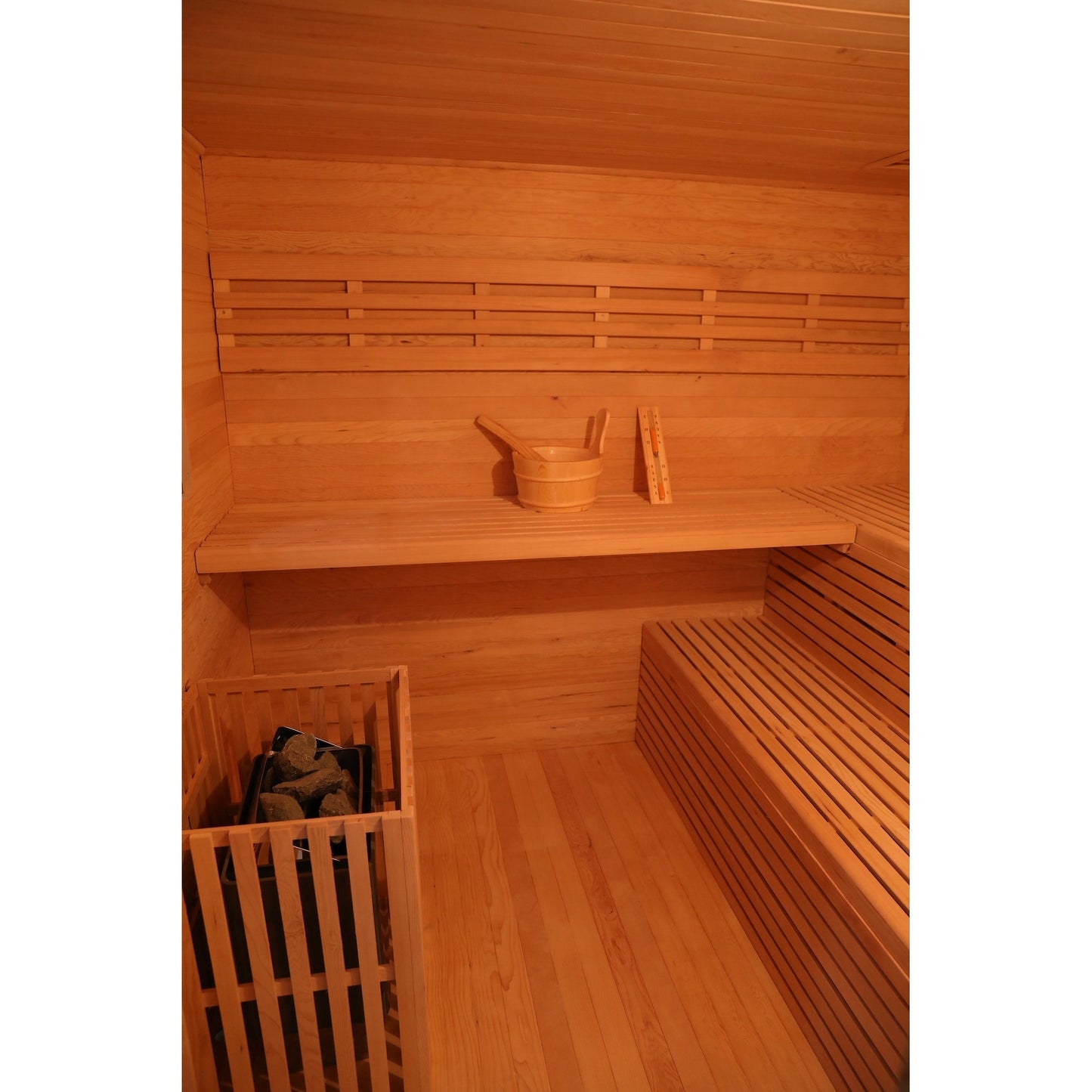 SAUNA EVOLUTION®  Outdoor Wood Steam Sauna（5-6 Person）Cabin 04
