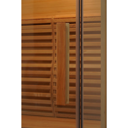 SAUNA EVOLUTION® Commercial Finnish Bath Home Sauna Indoor Steam Room Glass 03
