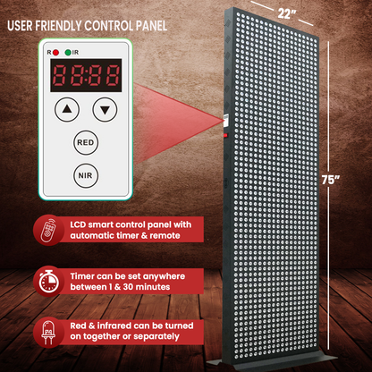 EXESAS 6080W Red Light Therapy Panel – 1216 LED