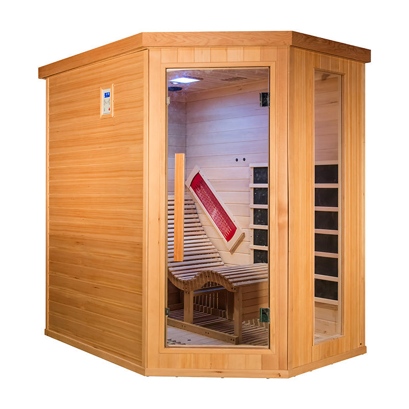 SAUNA EVOLUTION®  Indoor Sauna Room with Recliner（Best Seller）Far Infrared 01
