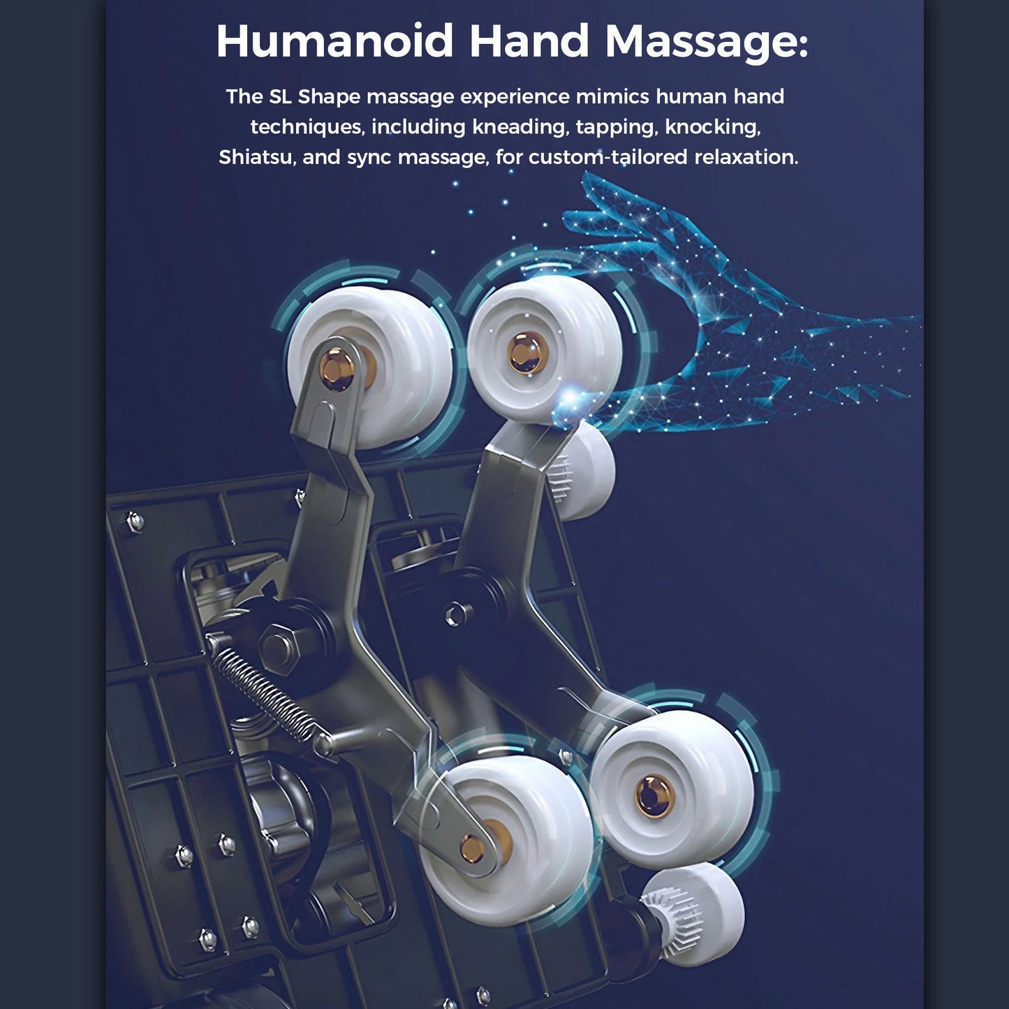 WANKO Harmony SL-Track Zero Gravity Full Body Recliner Massage