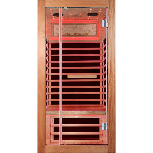Infrared Sauna Room for 1 (American White Oak)
