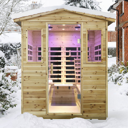 Outdoor Infrared Sauna Room for 4