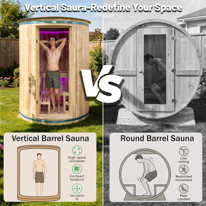 Barcelona Outdoor Barrel Sauna