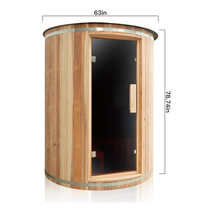 Barcelona Outdoor Barrel Sauna