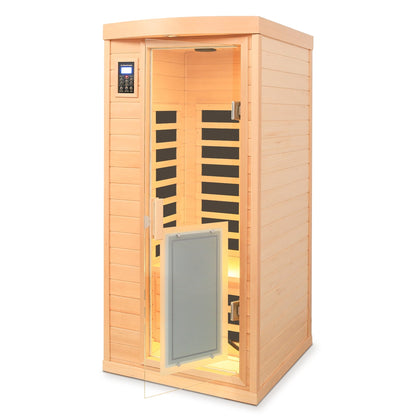 Infrared Sauna Room for 1 (Canadian Hemlock)