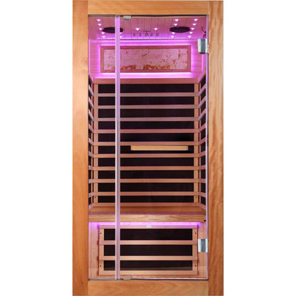 Infrared Sauna Room for 1 (American White Oak)
