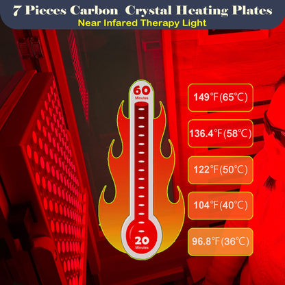 Full Spectrum Infrared Sauna for 1