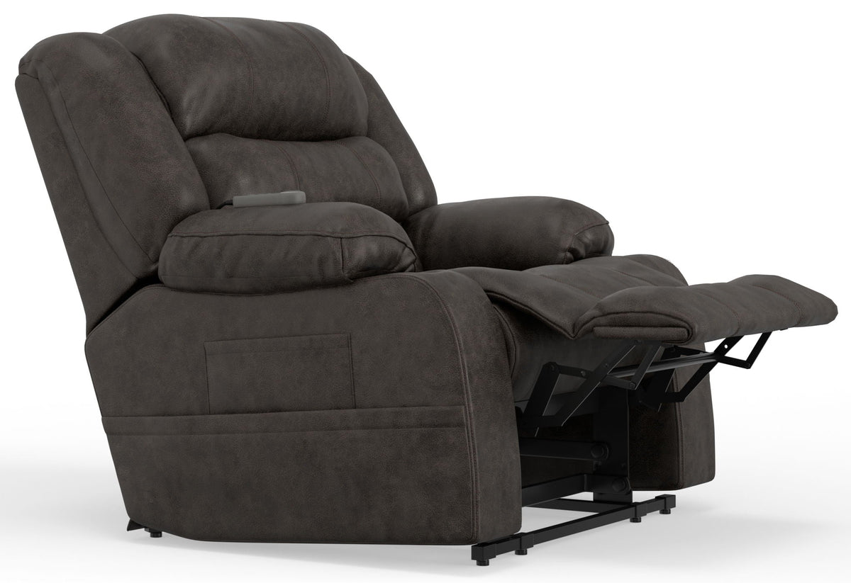 Tucker Power Lift Recliner, Heat & Massage – Steel, photo 4