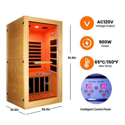 Solo Slim Infrared Sauna