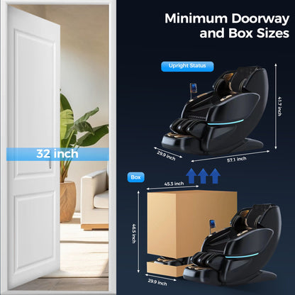 WANKO Harmony SL-Track Zero Gravity Full Body Recliner Massage