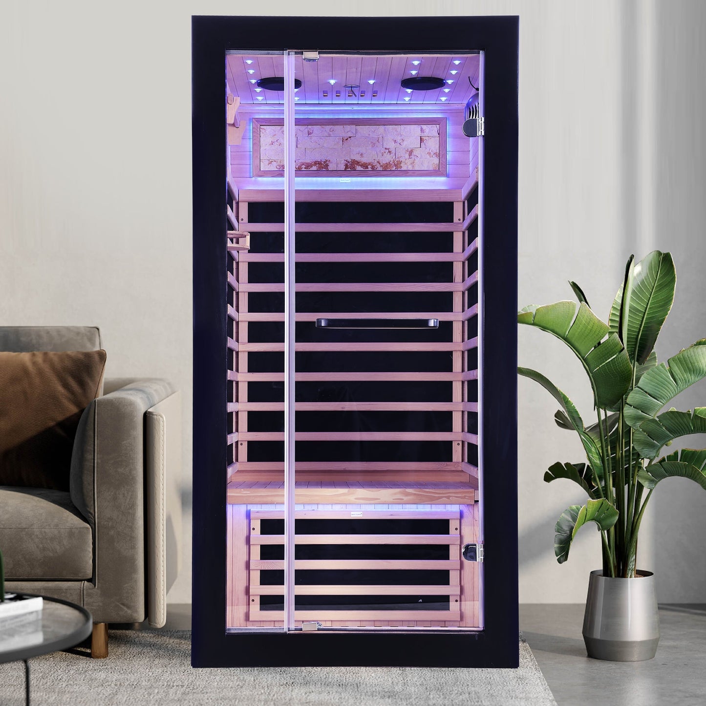Infrared Sauna for 1 (Starry Sky Lighting)